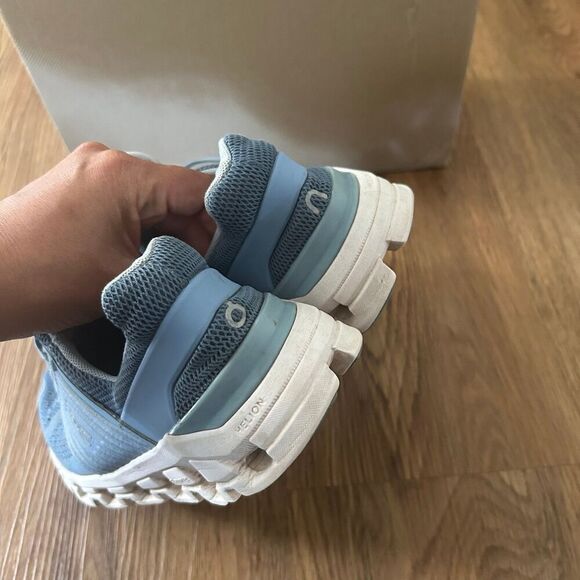 ON CLOUDSWIFT blue athletic training lace up shoes sneakers women's 6.5 - Picture 5 of 8